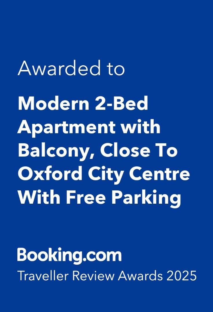 Modern 2-Bed Apartment With Balcony, Close To Oxford City Centre With Free Parking Dış mekan fotoğraf